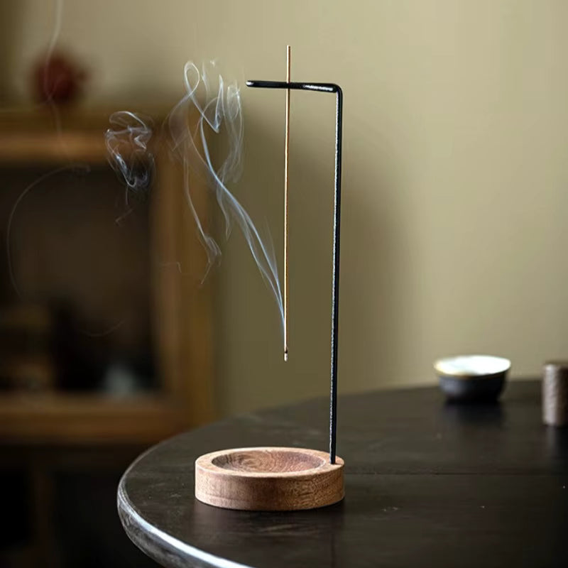 Lugn & Doft – Vänd Rökelsehållare i Trä