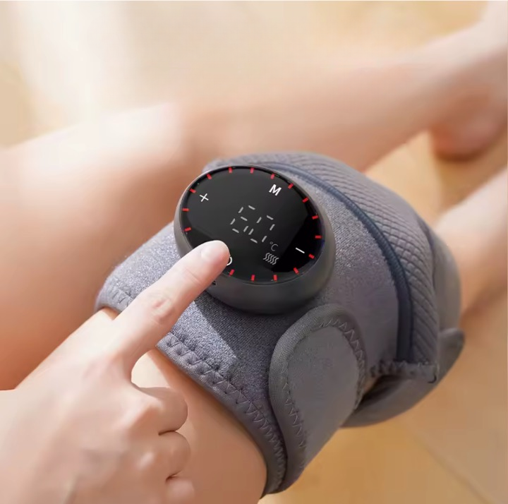 Smärtlindrande Knäband med Värme & Massage